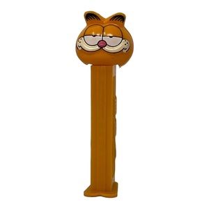 1990 Vintage Garfield The Cat With Feet Pez Candy Dispenser Patent 4.966.305